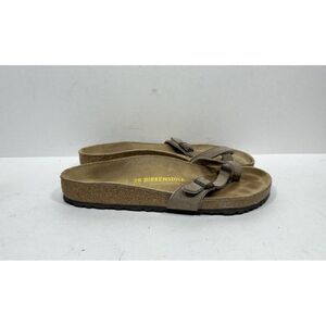 Birkenstock Piazza Sandal Women’s Size 7 / 38 Brown Tan Flip‎ Flops Slides